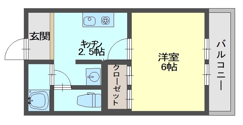 コーポ多田　1K(103)