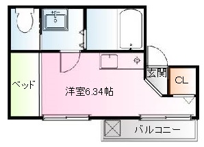 中藪キングダム(106・206号室)